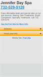 Mobile Screenshot of jennifer-dayspa.com
