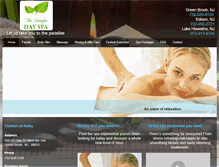 Tablet Screenshot of jennifer-dayspa.com